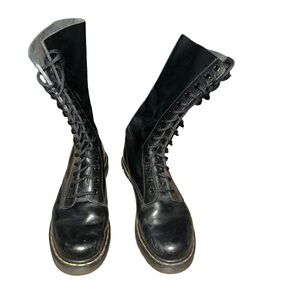 Dr martens 1914 SMOOTH LEATHER TALL BOOTS women size 7 lace up